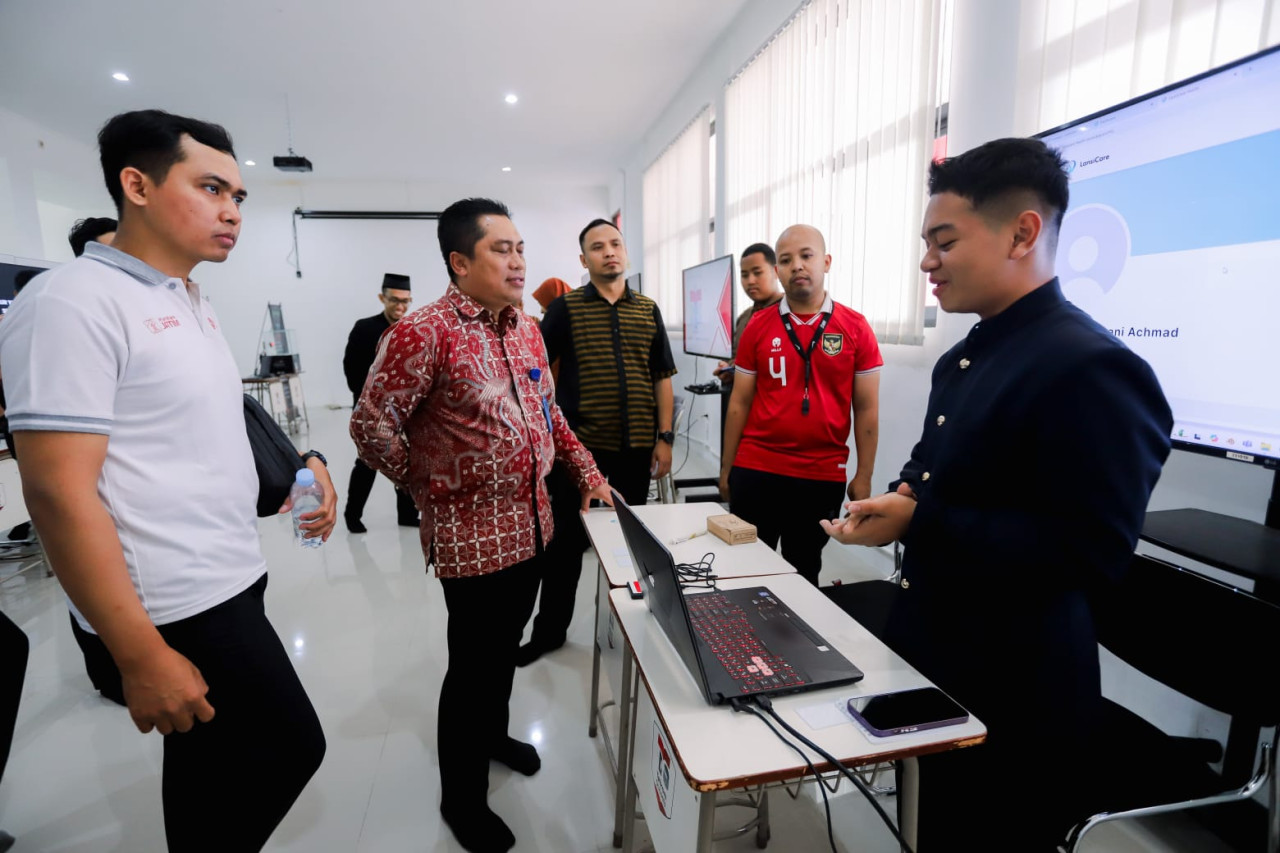 DJKI Mengajar bertempat di SMK Telkom Malang. (Foto: Humas Kemenkumbam Jatim/jatimnow.com)
