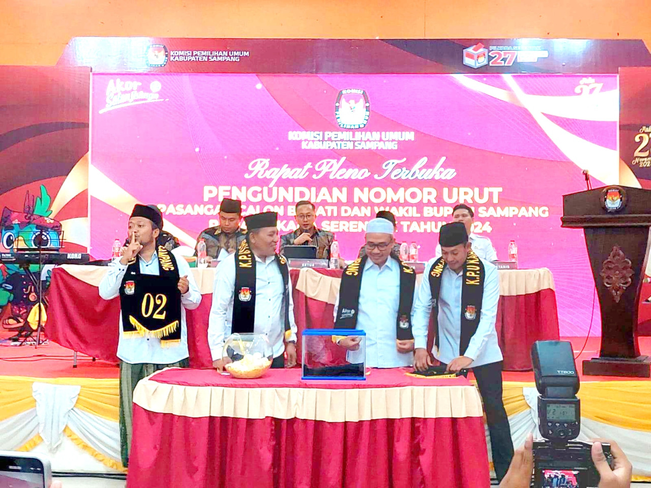 Nomor Urut Pilkada Sampang 2024: Ra Mamak - Haji AB 1, Aba Idi - Ra Mahfud 2