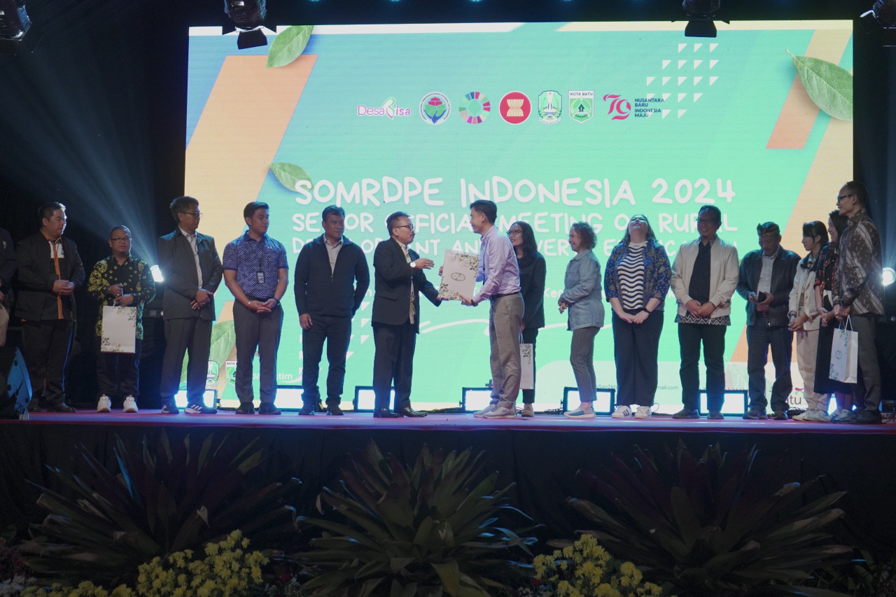 Kegiatan SOMRDPE Indonesia 2nd ASEAN Village Network Meeting di Kota Batu. (Foto:  Gerhana/jatimnow.com)