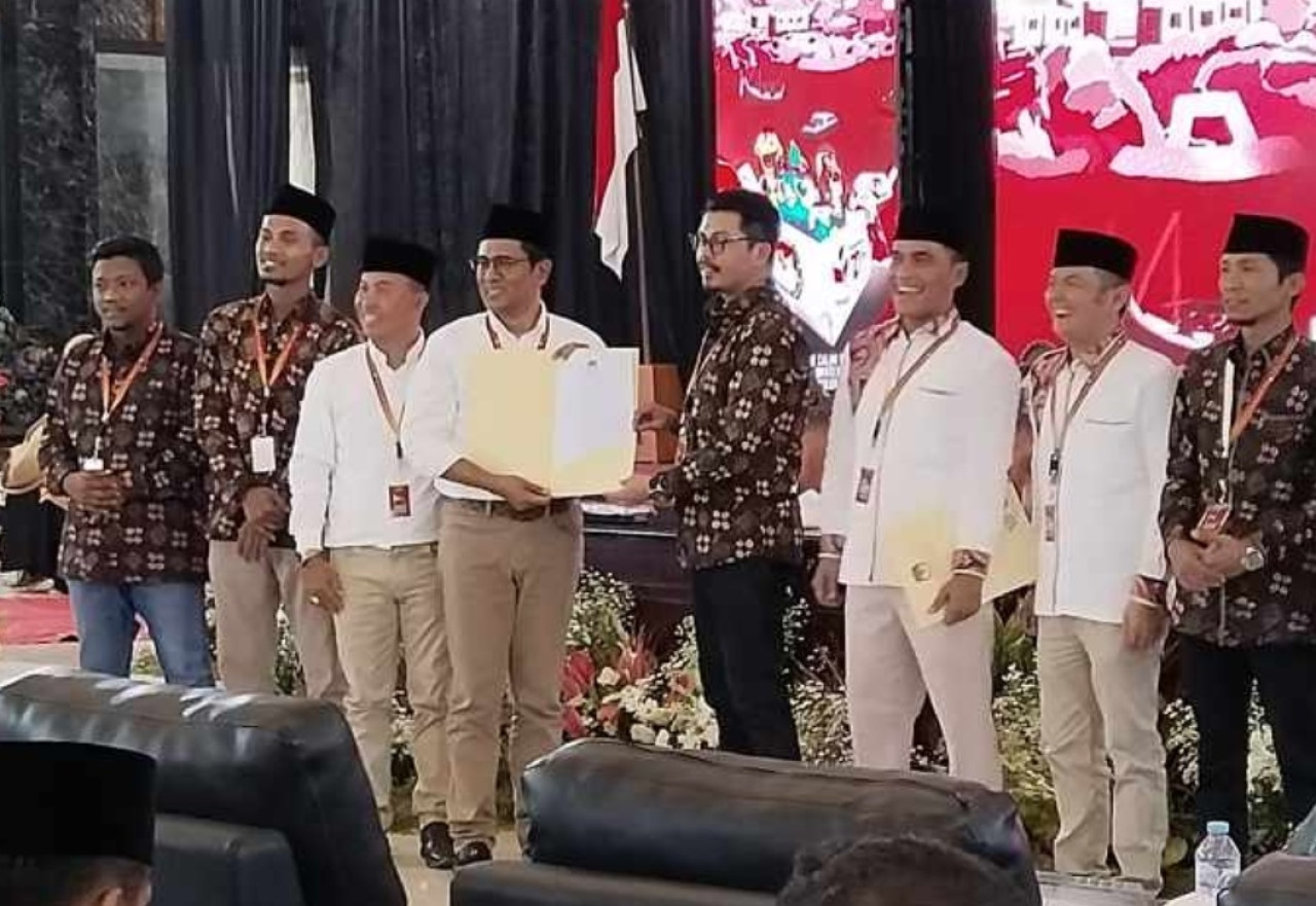 Pengambilan nomor urut. (Foto: Fathor Rahman/jatimnow.com)