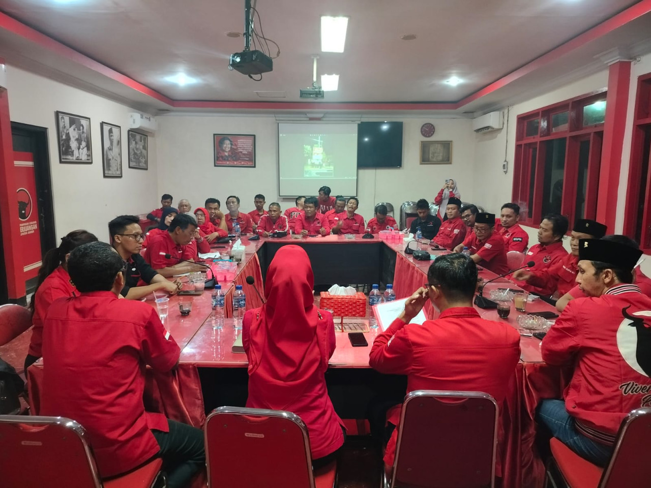 Rakor internal DPC PDIP Jember (Foto: Humas PDIP/jatimnow.com)