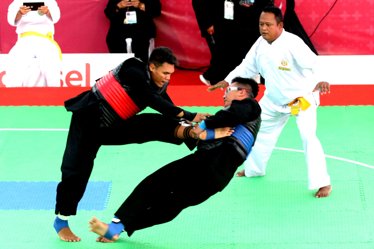 Saputra Ahmad di PON XXI Aceh Sumut 2024. (Foto: KONI Jatim for jatimnow.com)