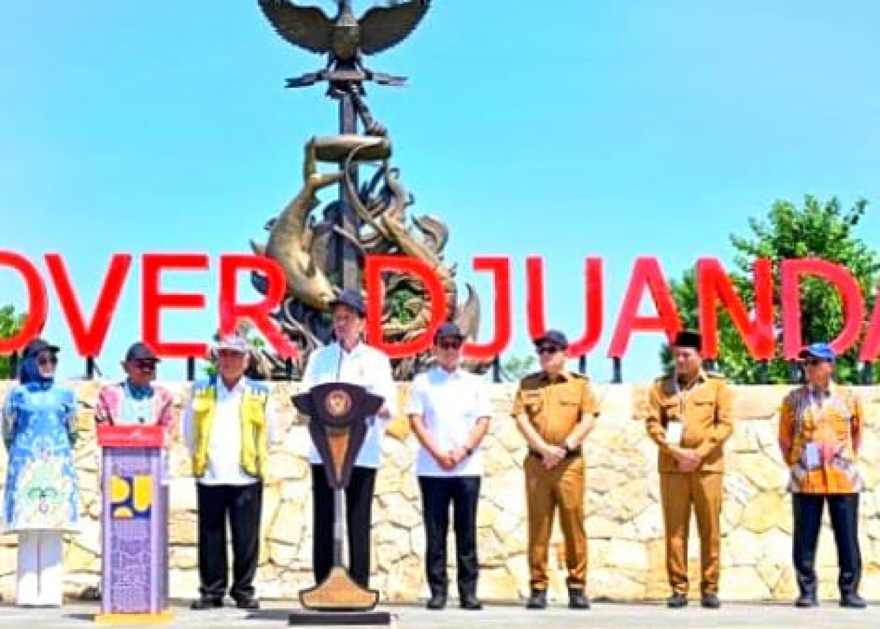 Presiden Jokowi Resmikan Flyover Djuanda Sidoarjo, Telan Anggaran Rp363 Miliar