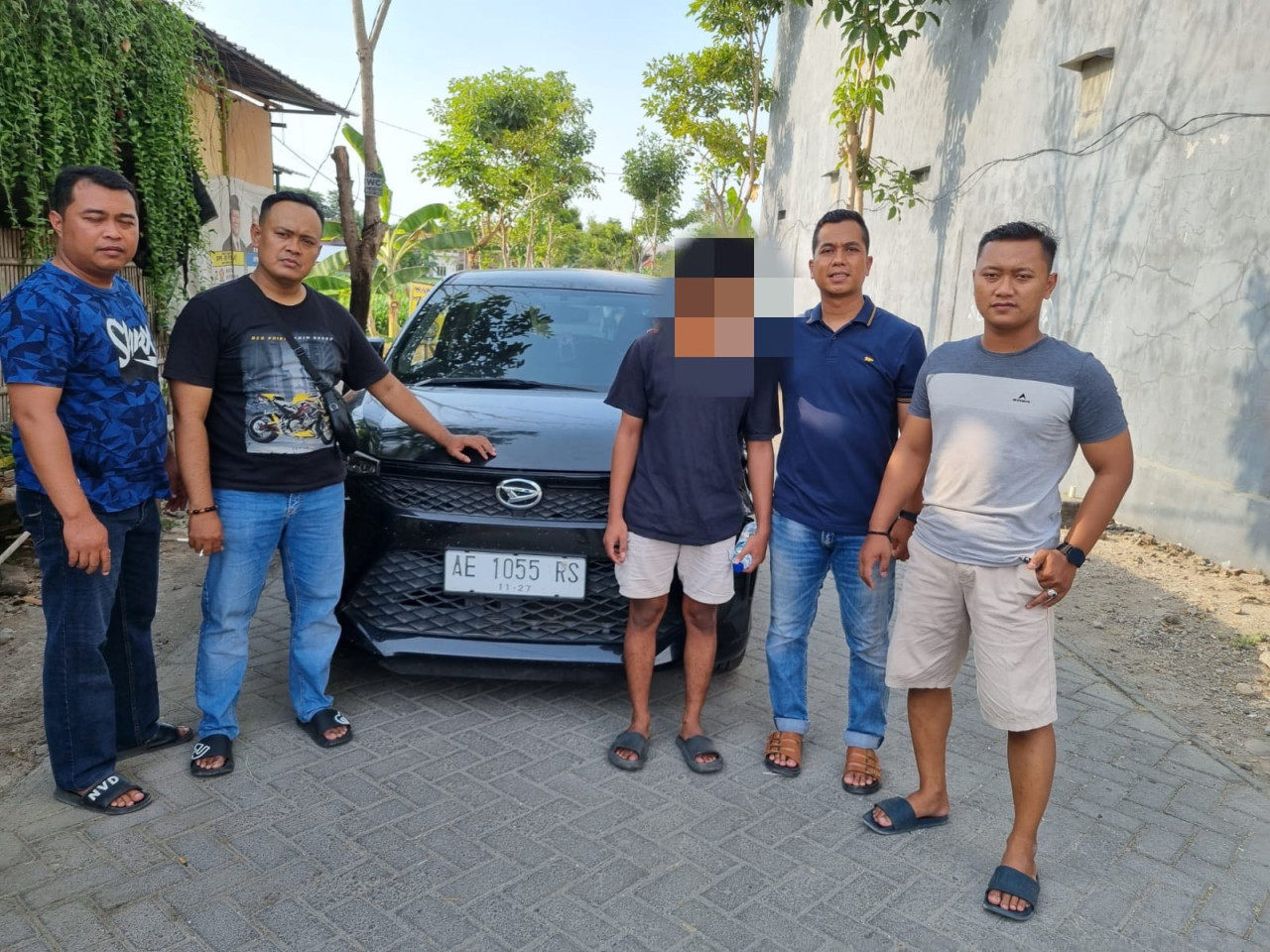 Polisi menangkap M pelaku tabrak lari di Ponorogo. (Foto: Satlantas Polres Ponorogo/jatimnow.com)