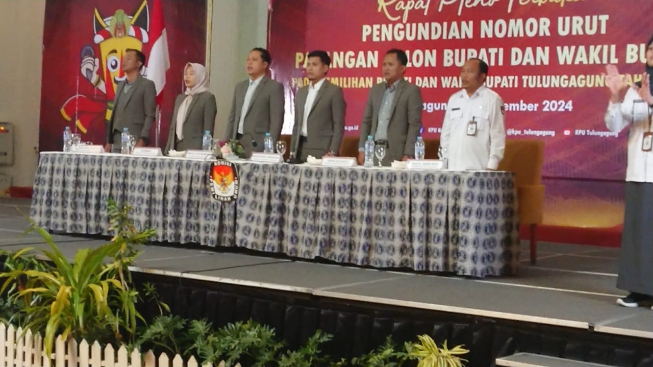 Usai Pengundian Nomor Urut, Paslon Tulungagung Mulai Kampanye