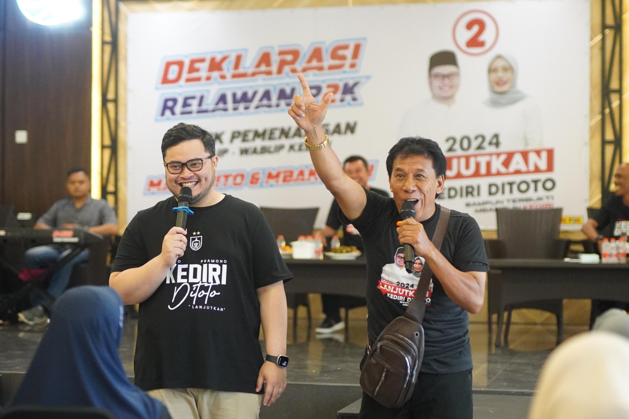 Deklrasi relawan P2K. (Foto: Tim Mas Dhito/jatimnow.com)