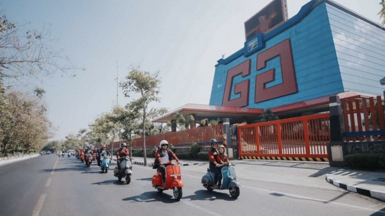 Rolling thunder Kediri Scooter Festival 6. (Foto: KSF for jatimnow.com)