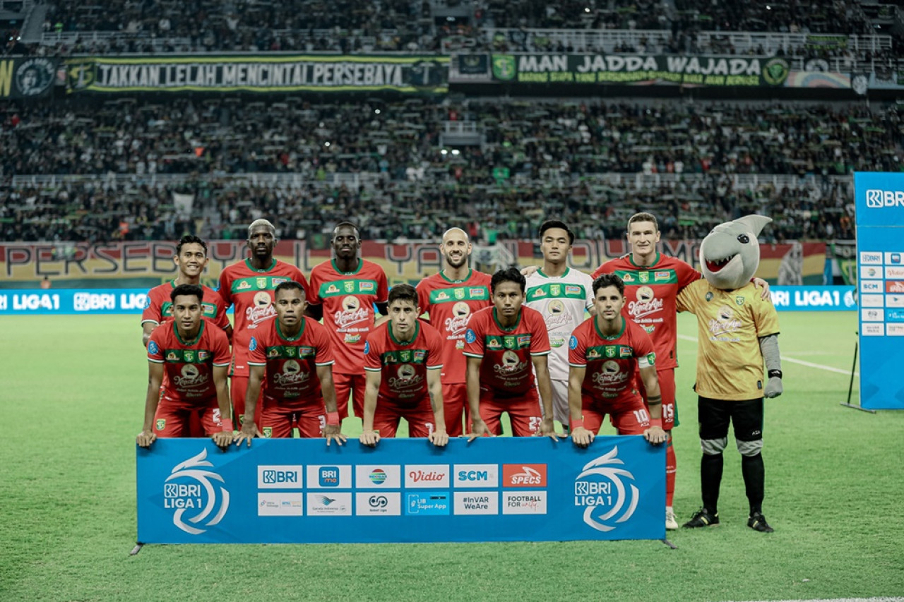 Skuat Persebaya. (Foto: PT LIB)