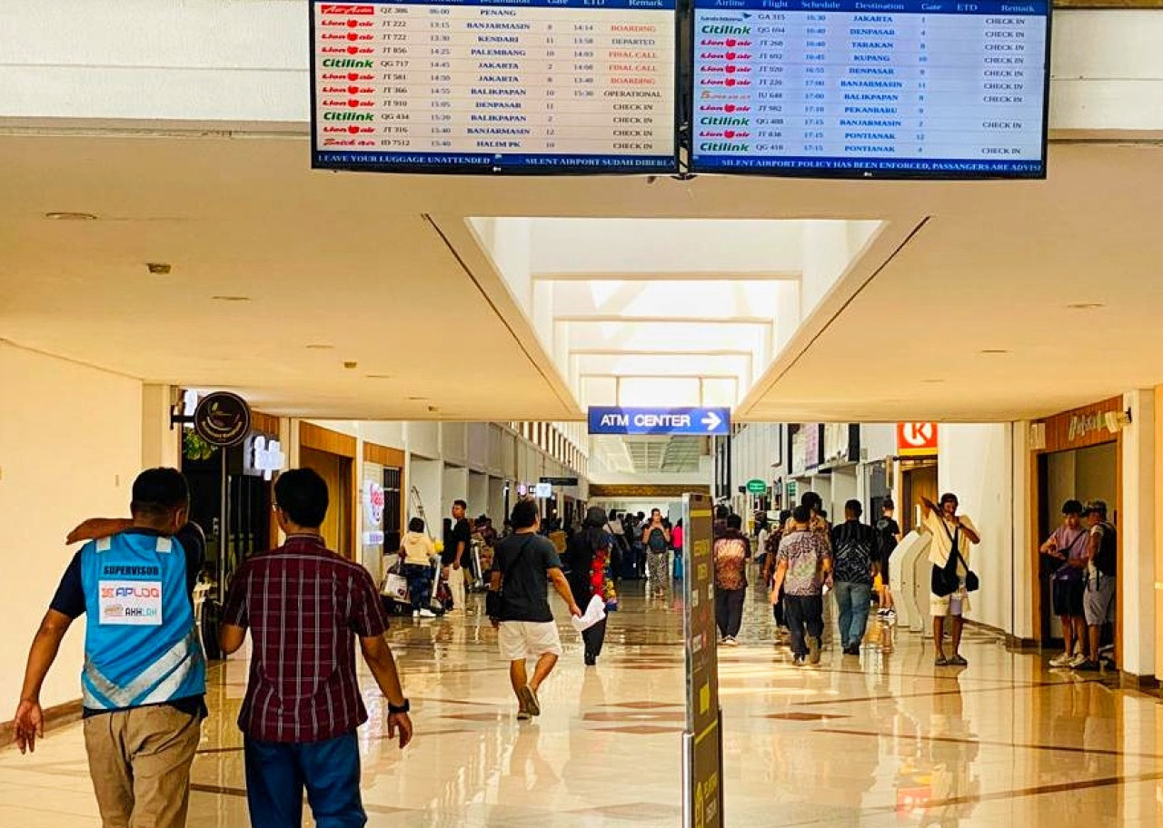 Suasana terkini Bandar Juanda di Sidoarjo (foto: Andin/jatimnow.com)