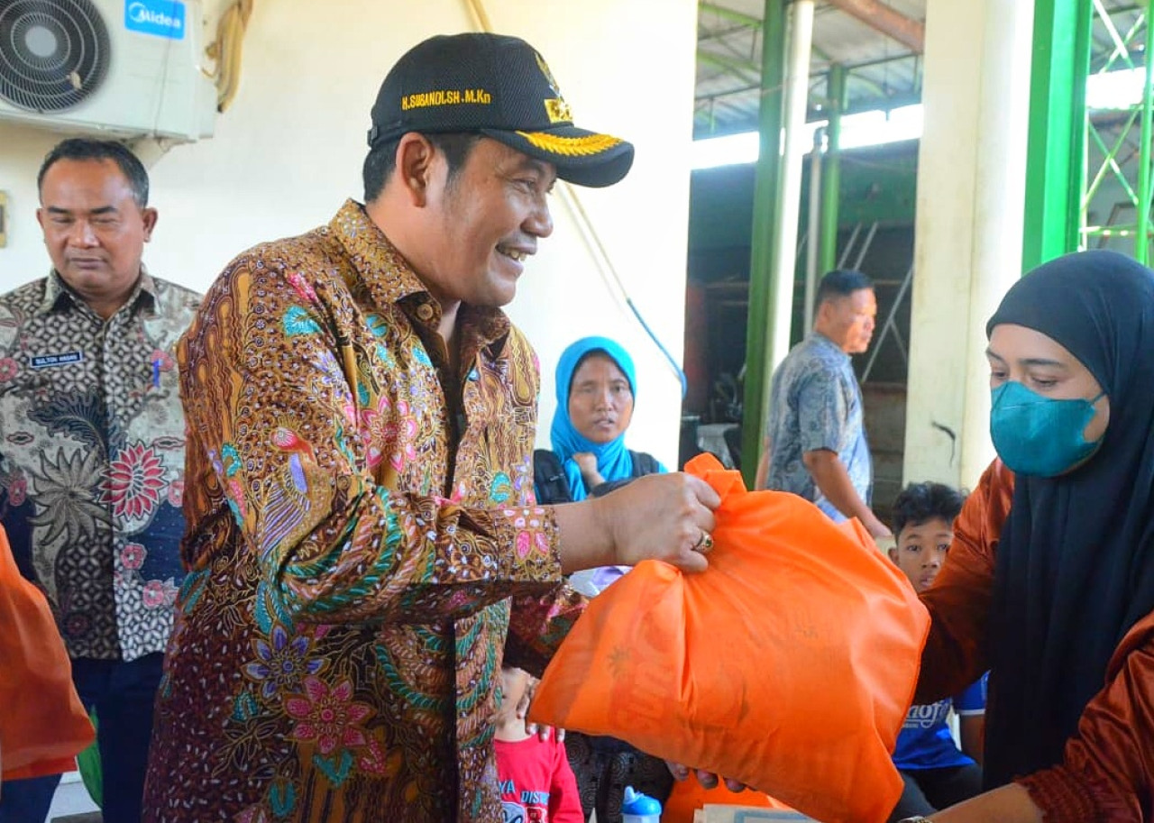 Subandi Soroti Kabel Semrawut di Lokasi Kebakaran Pasar Sepanjang Sidoarjo