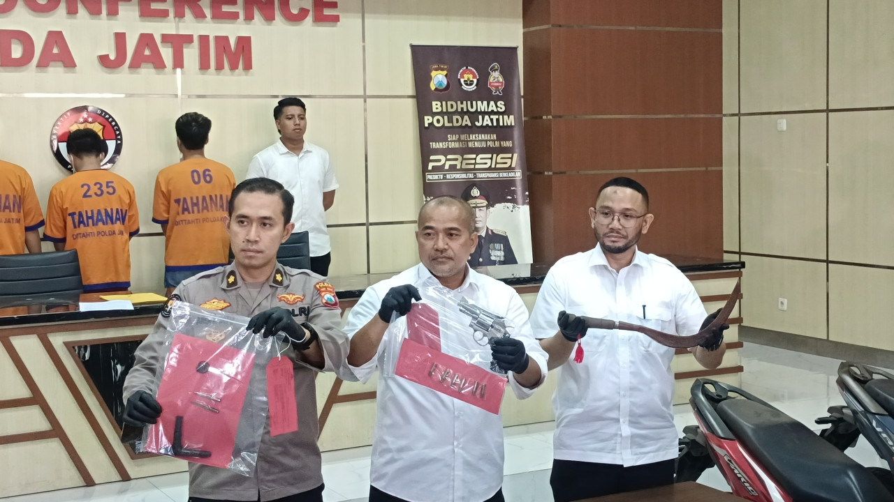 Bandit Curanmor Bersenjata Air Soft Gun yang Resahkan Warga Jember Dibekuk