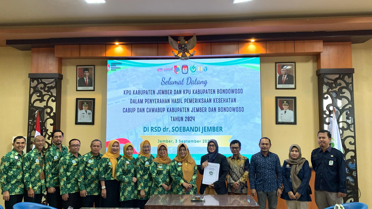 RSD dr. Soebandi ditunjuk pemeriksaan Bapaslon Cabup dan Cawabup 2 kabupaten (Foto: Sugianto/jatimnow.com)