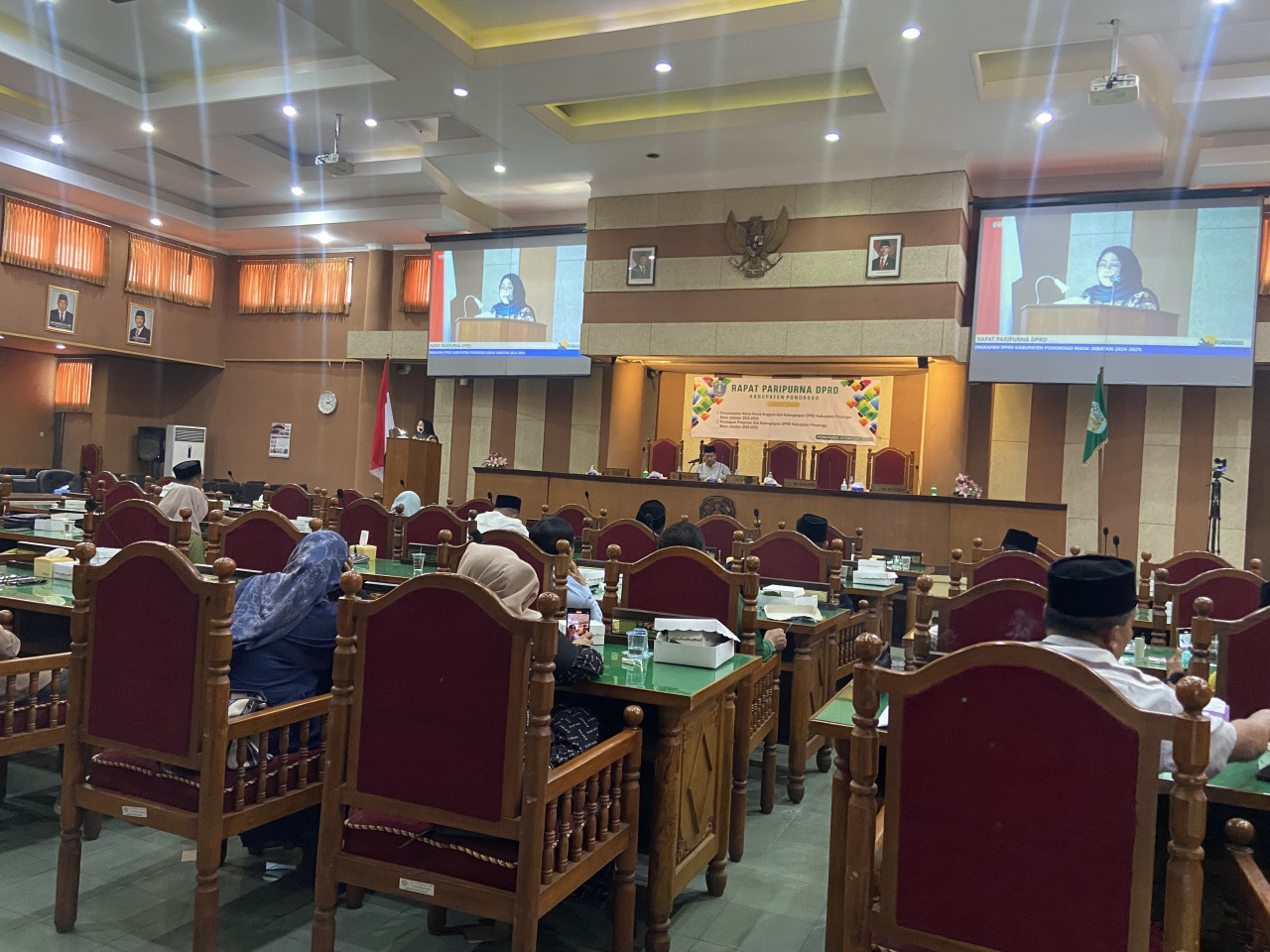 Rapat paripurna DPRD Ponorogo. (Foto: Ahmad Fauzani/jatimnow.com)