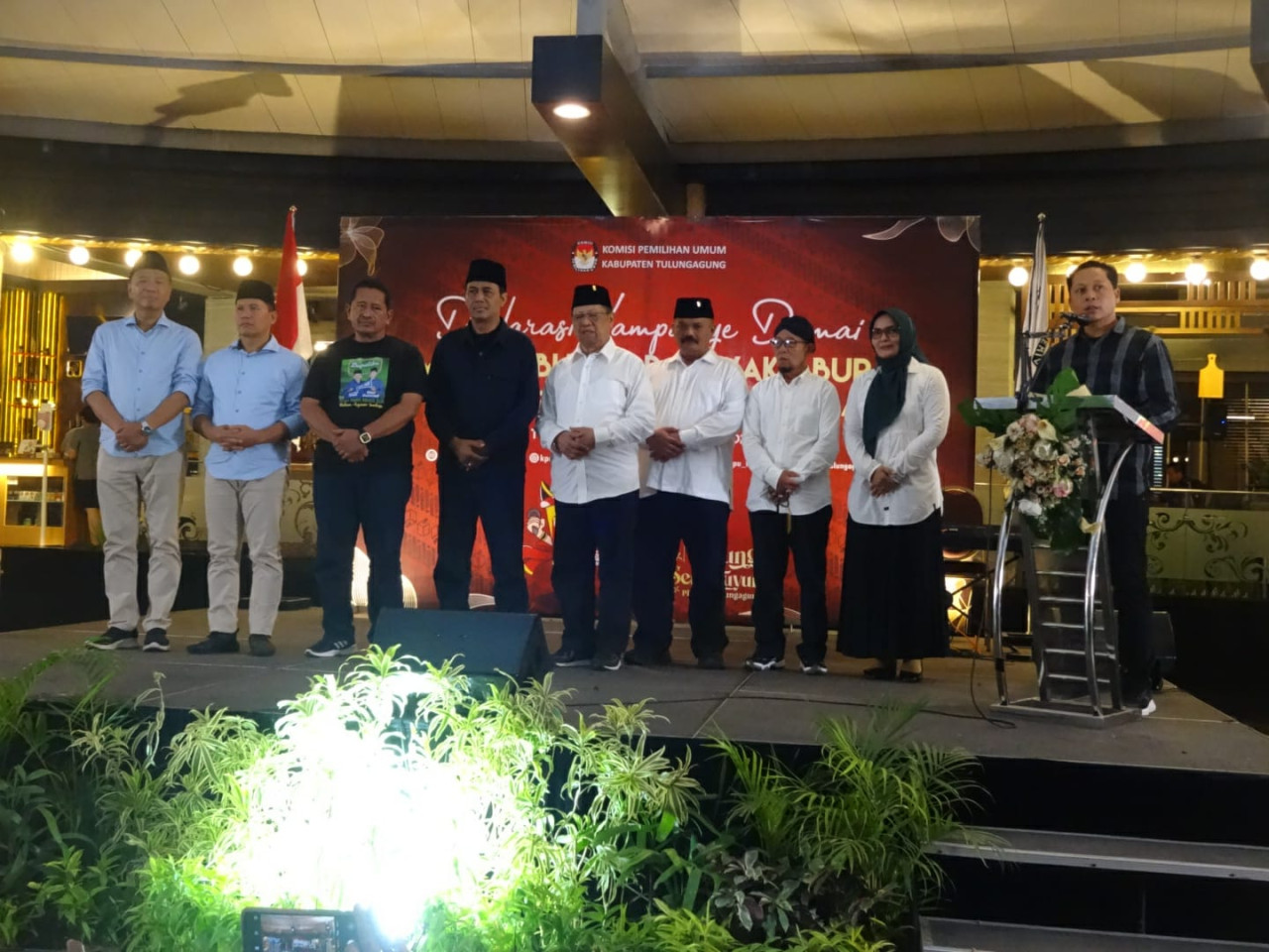 Paslon Pilkada Tulungagung. (Foto: Bramanta Pamungkas/jatimnow.com)