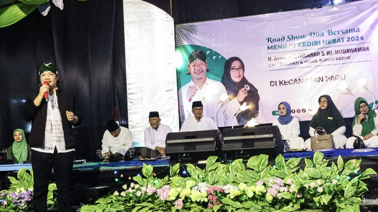 Deny Widyanarko, Calon Bupati Kediri. (Foto: Bima/jatimnow.com)