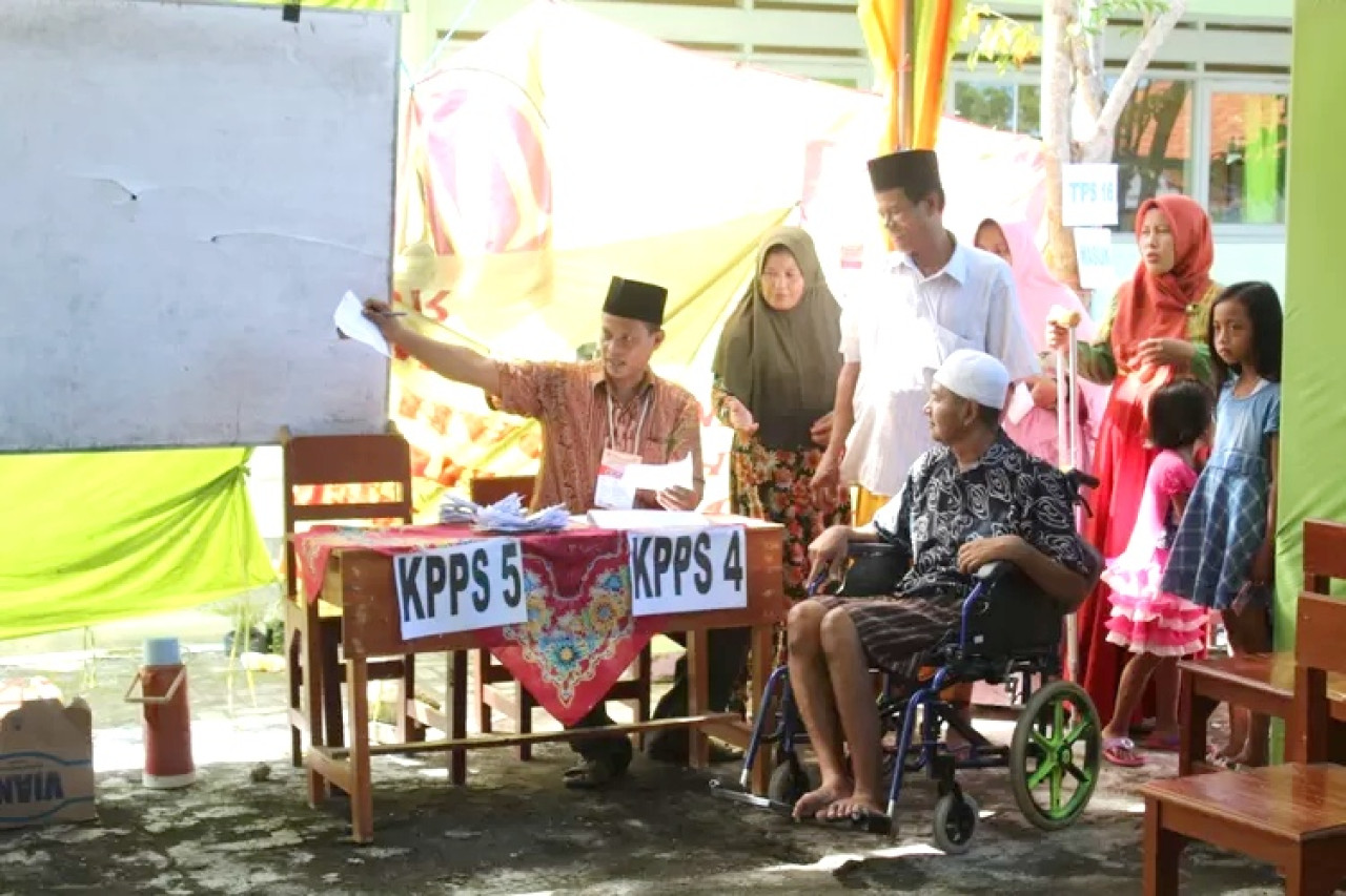 Pemilih Disabilitas di Sampang Capai 1.116 Orang, KPU: Semua Punya Hak Sama