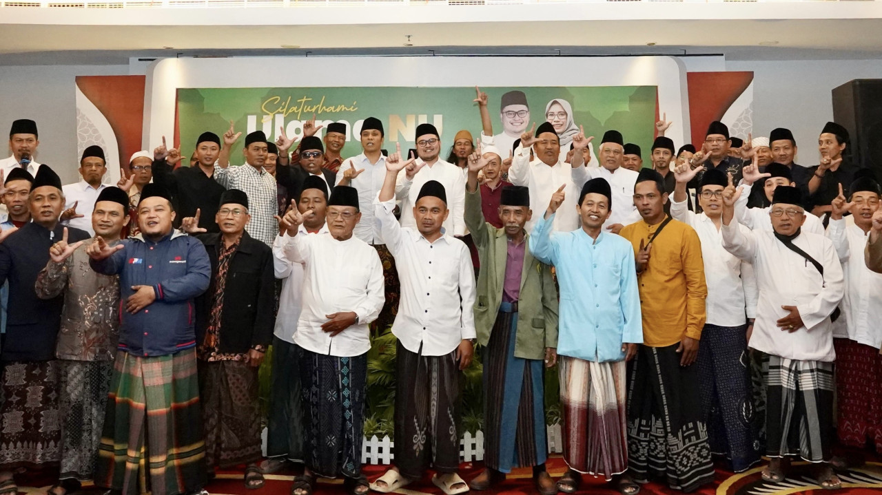 Deklarasi dukungan para ulama di Kabupaten Kediri. (Foto: Yanuar Dedy/jatimnow.com)
