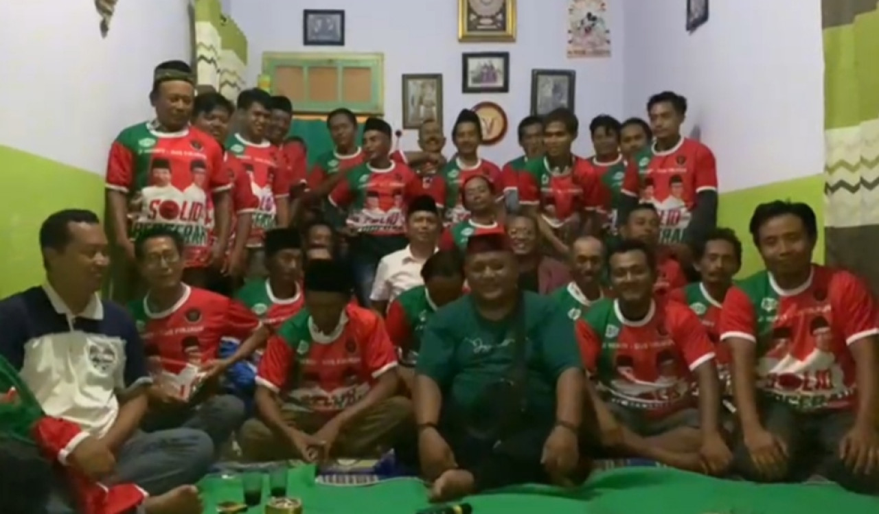 Relawan mantan Bupati Faida saat menyatakan dukungan di Pilkada Jember (Foto: Sugianto/jatimnow.com)