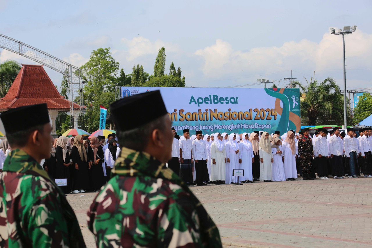 Apel HSN di Ponorogo. (Foto: Ahmad Fauzani/jatimnow.com)