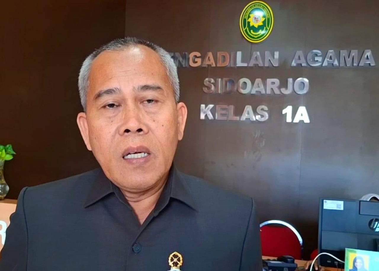 Humas Pengadilan Agama Sidoarjo, M Shohih. (Foto: Ahaddiini HM/jatimnow.com)