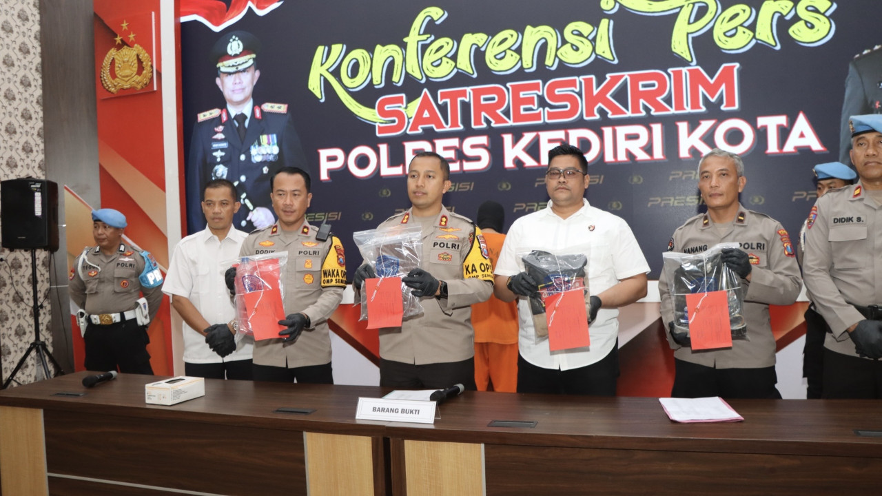 Kakak Pembunuh Adik di Kediri Ditangkap, Kabur ke Rumah Teman