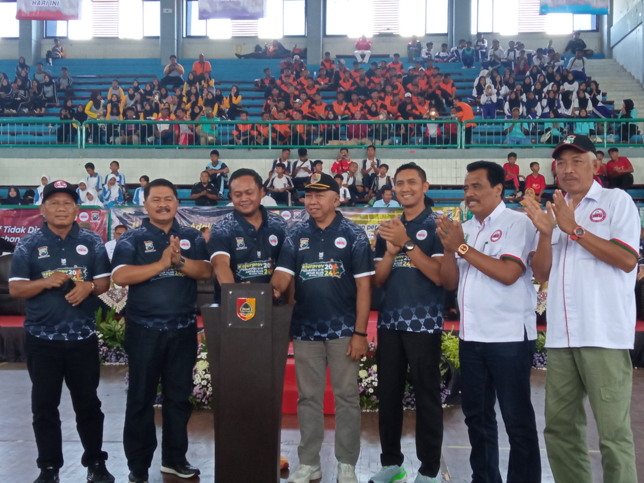 Kerjurpov Bola Voli U-19 secara resmi dibuka selama dua hari (Foto: Sugianto for jatimnow.com)