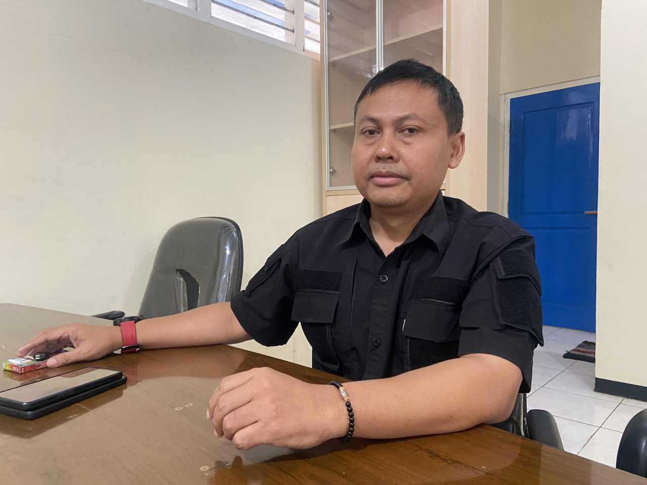 Ketua Bawaslu Ponorogo, Bahrun Mustofa. (Foto: Ahmad Fauzani/jatimnow.com)