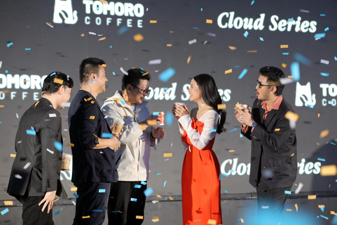 Maudy Ayunda resmi ditunjuk sebagai  empowering officer Tomor Coffee. (Foto: Ni'am Kurniawan/jatimnow.com)