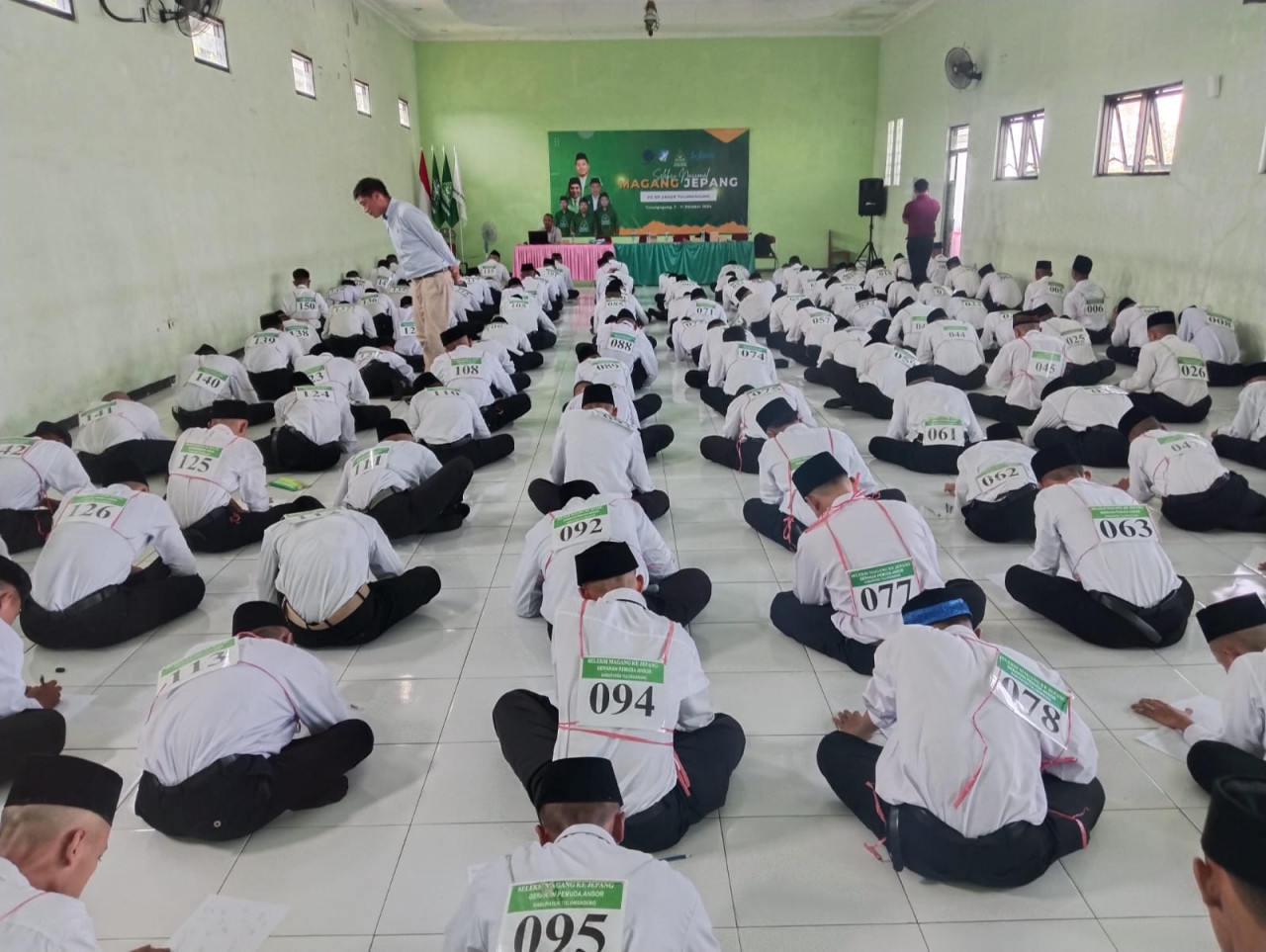 149 Kader GP Ansor Ikut Seleksi Magang Jepang di STAI Diponegoro Tulungagung