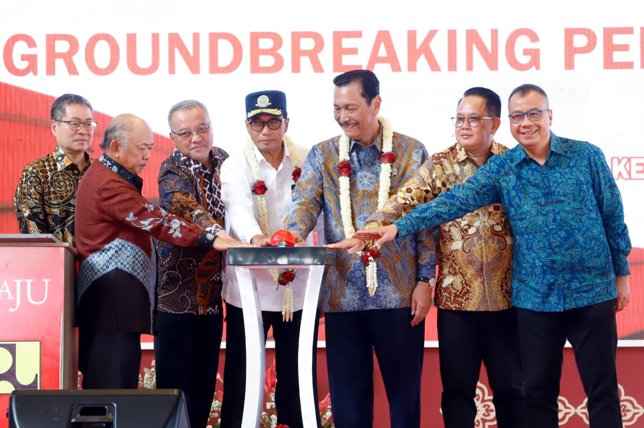 Peresmian Bandara Dhoho Kediri dan Groundbreaking Akses Jalan Tol. (Foto: Pemprov Jatim/jatimnow.com)
