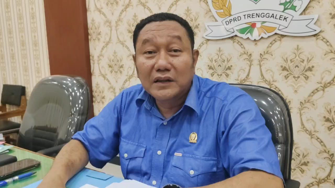 Plt Ketua DPC Partai Demokrat Trenggalek, Mugianto. (Foto: Bramanta Pamungkas/jatimnow.com)
