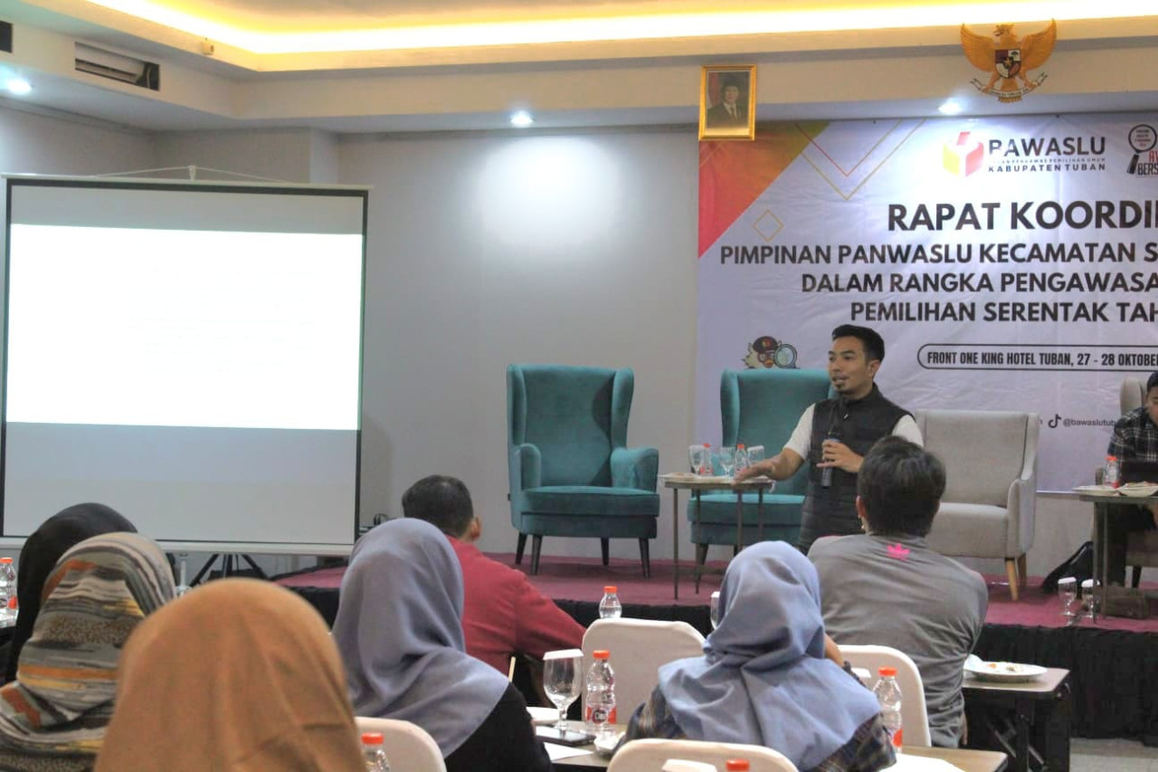 Pelanggaran Pemasangan APK jadi Topik Utama Rakor Bawaslu Tuban