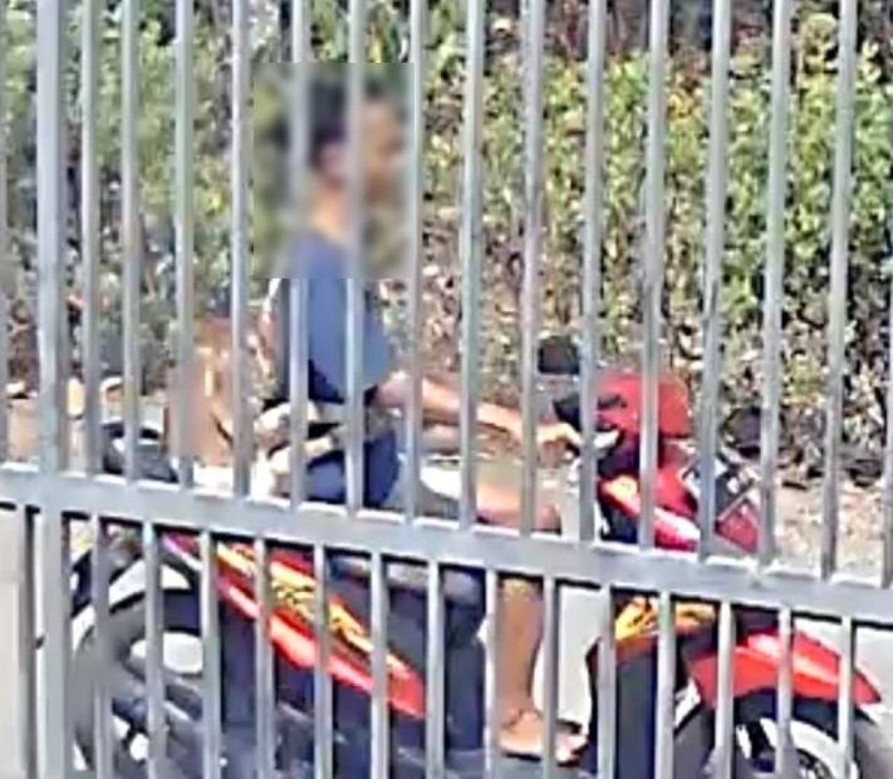 Remaja curi kambing di Ponorogo. (Foto: rekaman kamera CCTV for jatimnow.com)