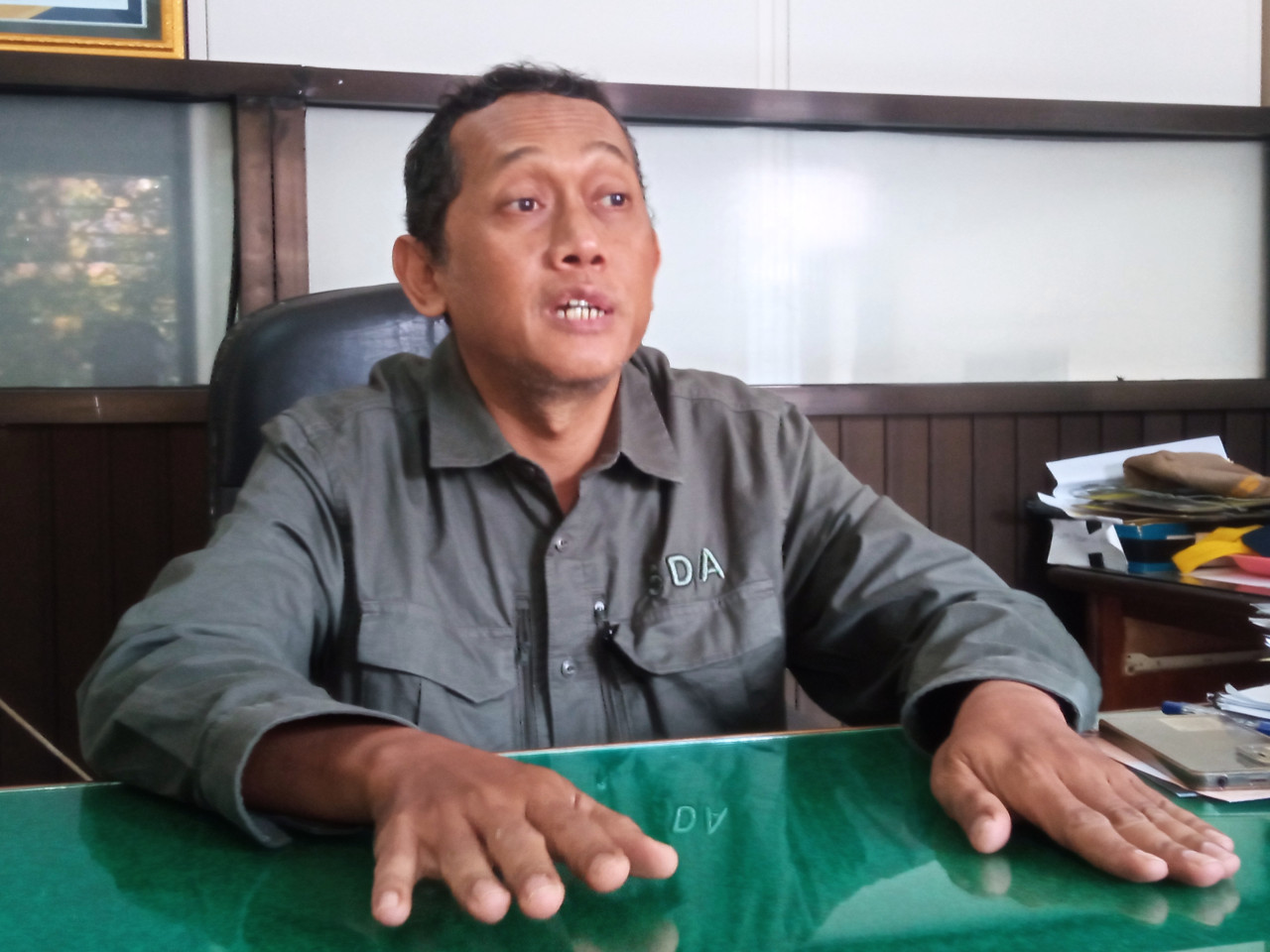 Kepala Bidang Sumber Daya Air Dinas Pekerjaan Umum Bina Marga dan SDA, Da'i Agus Muttaqin (Foto: Sugianto/jatimnow.com)