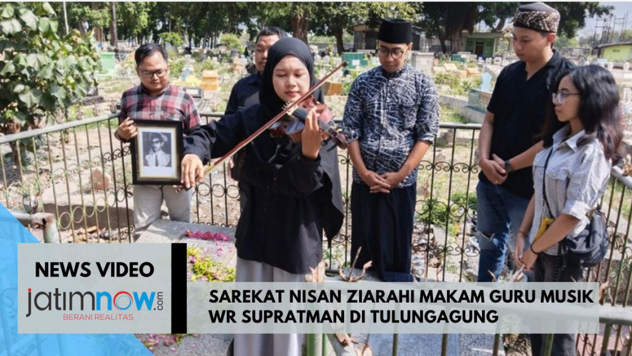 Video: Sarekat Nisan Ziarahi Makam Guru Musik WR Supratman di Tulungagung