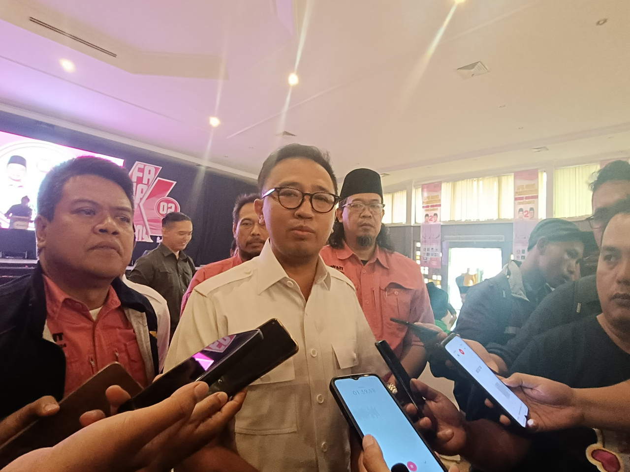 Sekretaris DPP Partai Gerindra Bambang Hariyadi (Foto: Sugianto/jatimnow.com)