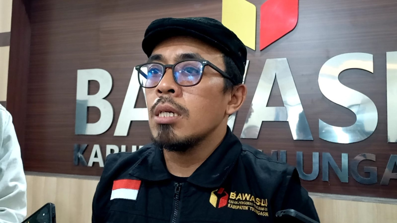 Koordinator Divisi Pencegahan Parmas dan Humas Bawaslu Tulungagung, Nurul Muhtadin. (Foto: Bramanta Pamungkas/jatimnow.com)