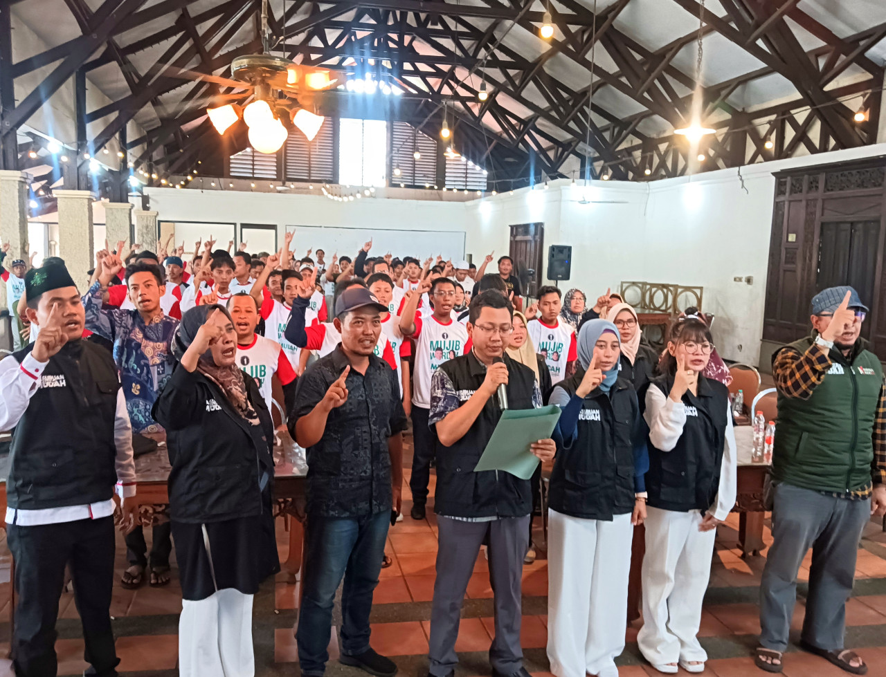 Persatuan Pemuda Peduli Pasuruan Gelar Deklarasi Pemenangan Paslon Mudah