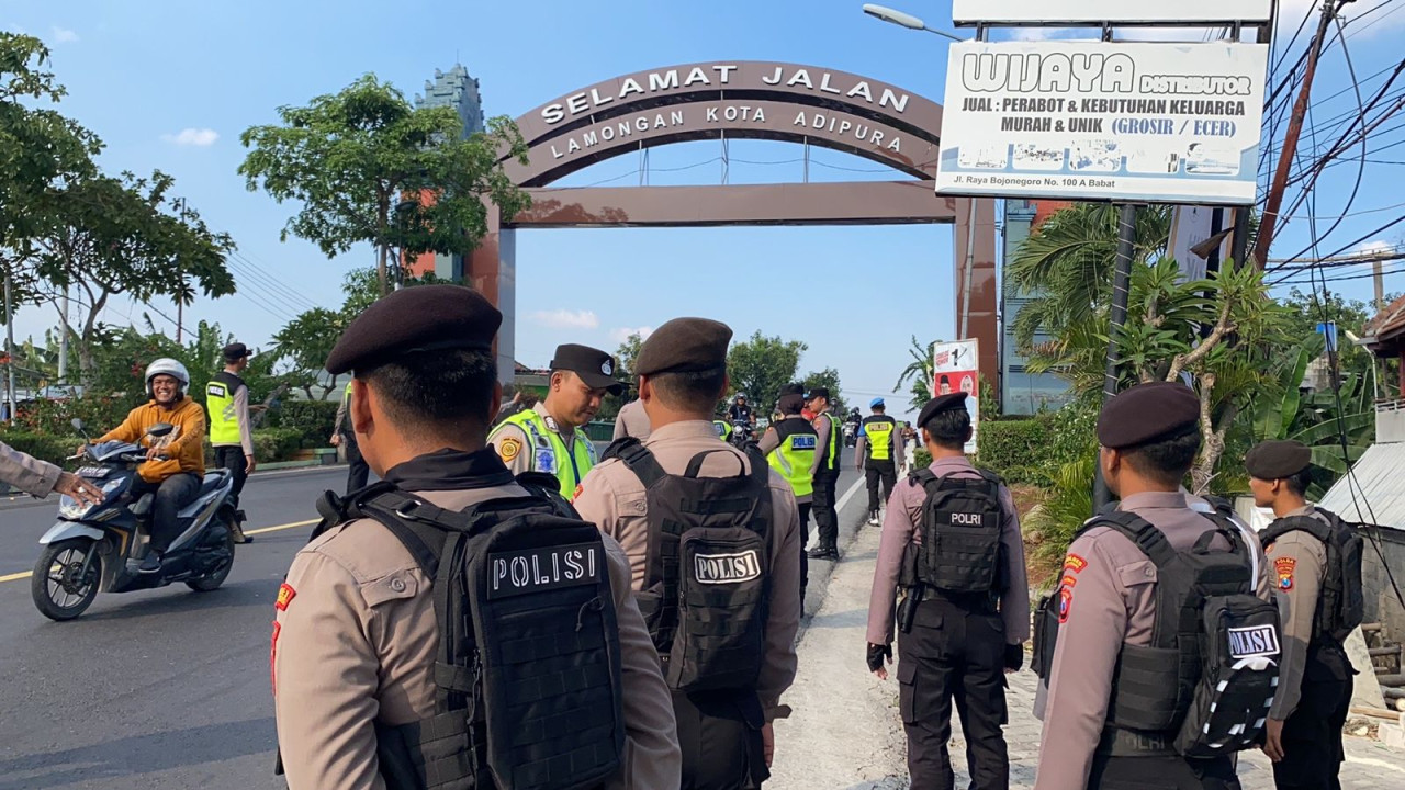 Ilustrasi. Polres Bojonegoro saat menggelar operasi pengamanan dan penyekatan saat laga Persibo vs Lamongan beberapa waktu lalu. (Foto: Humas Polres Bojonegoro)