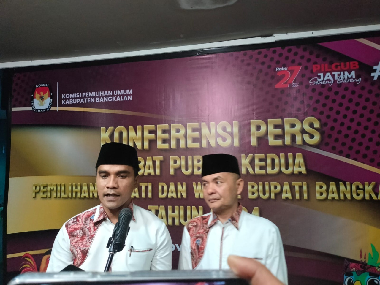 Pasangan calon Lukman-Fauzan. (Foto: Fathor Rahman/jatimnow.com)