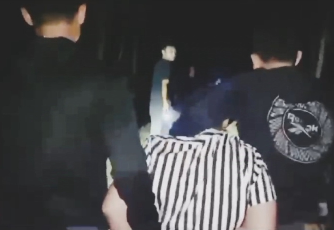 Penangkapan tersangka S di Probolinggo. (Foto: tangkapan layar medsos)