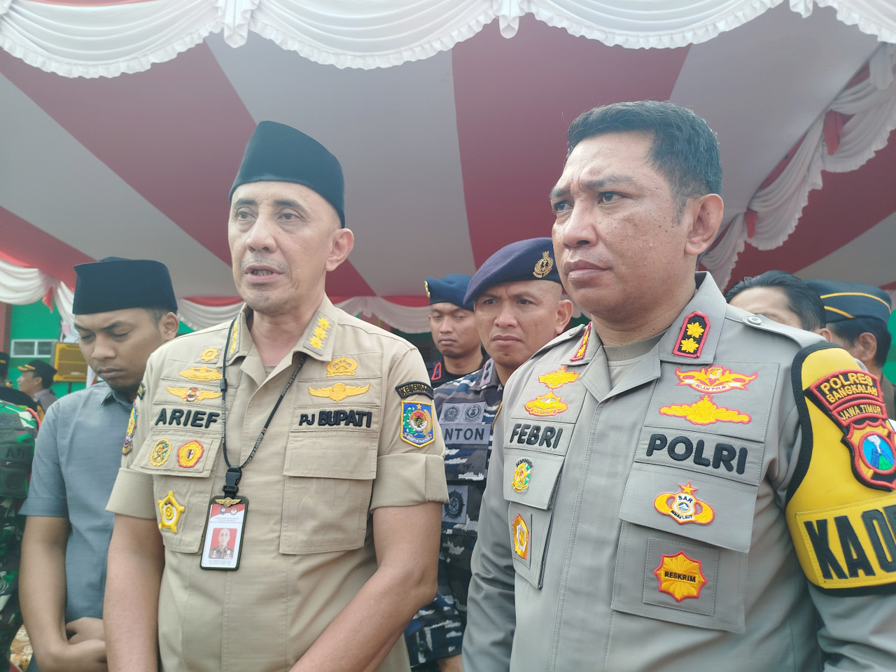 Kapolres Bangkalan, AKBP Febri Isman Jaya. (Foto: Fathor Rahman/jatimnow.com)
