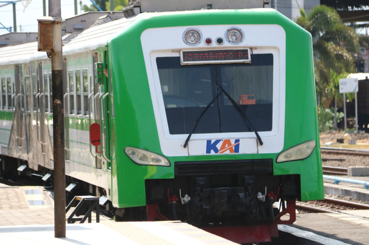 Penampakan KA BIAS (Bandara Internasional Adi Soemarmo Solo). (Foto: KAI Daop 7 Madiun/jatimnow.com)