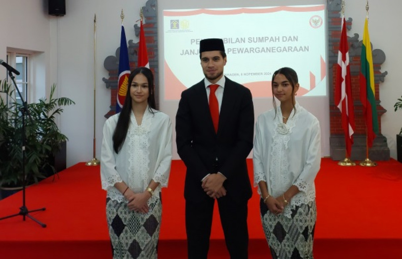 Pengambilan sumpah Kevin Diks di Denmark. (FotoL PSSI)