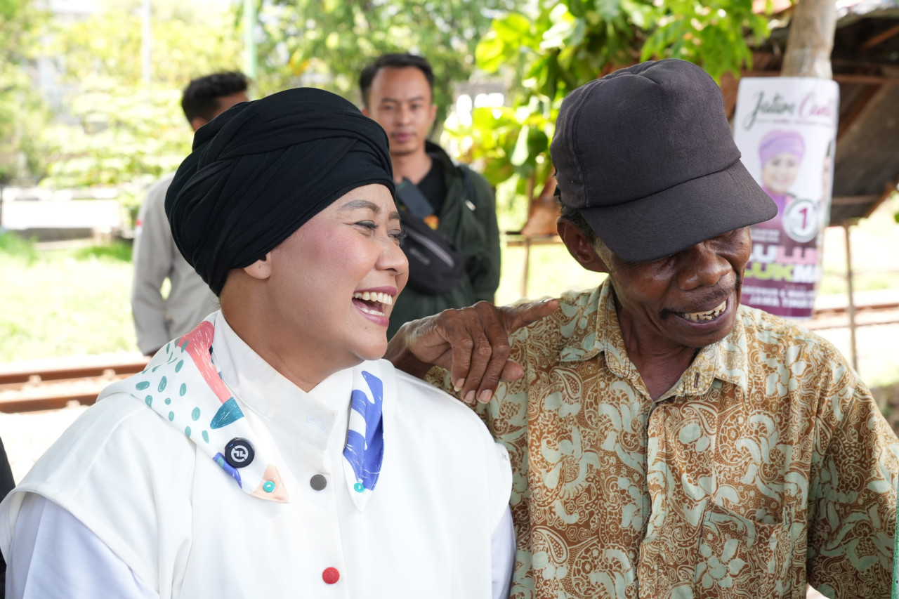 Khatib saat ditemui Luluk Nur Hamidah. (Foto: Ibad for jatimnow.com)