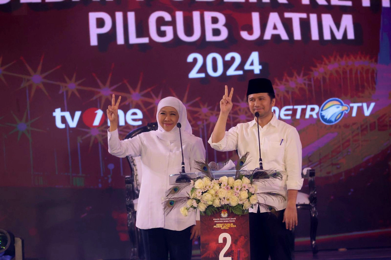 Khofifah-Emil (foto: Trisnadi for jatimnow.com)