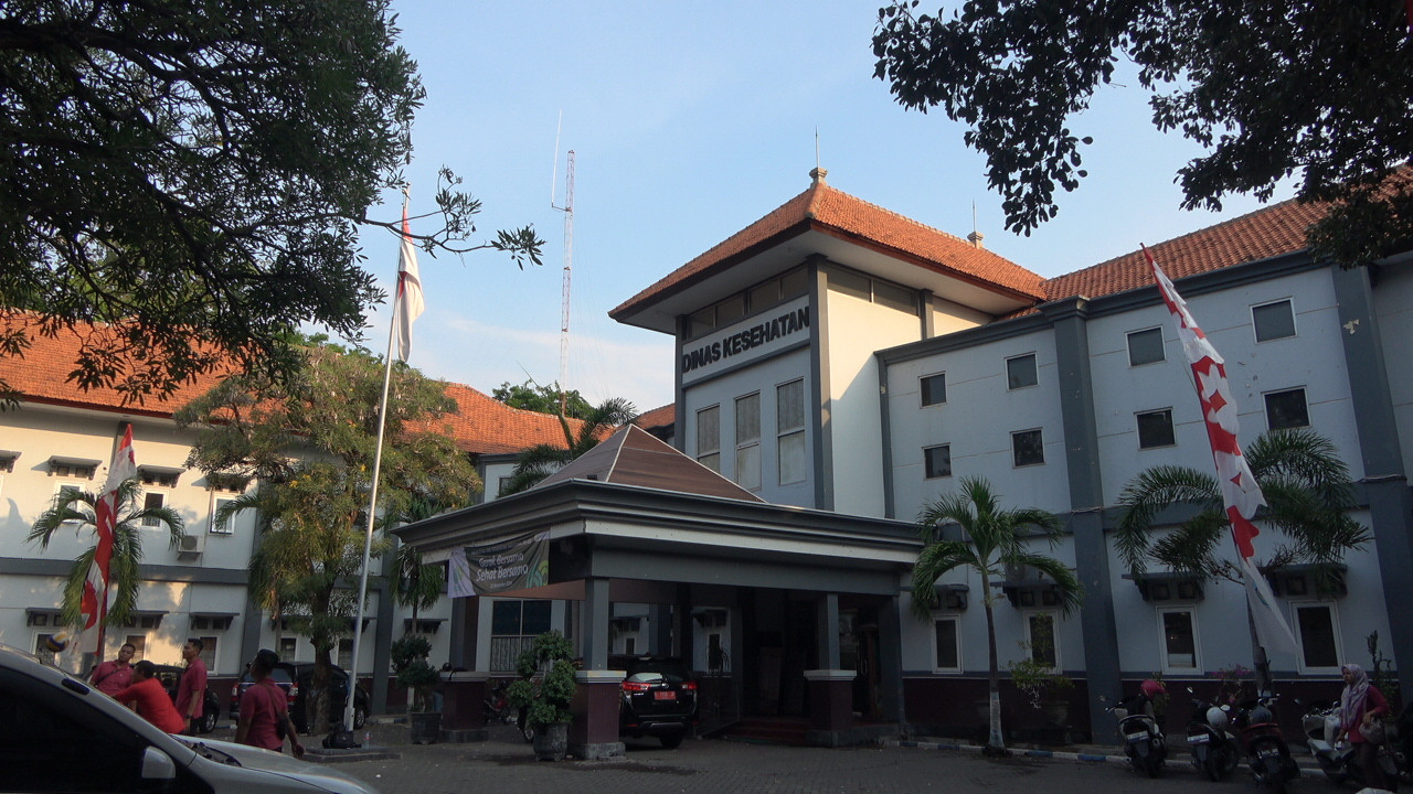 Kantor Dinkes Lamongan. (Foto: Adyad Ammy Iffansah/jatimnow.com)