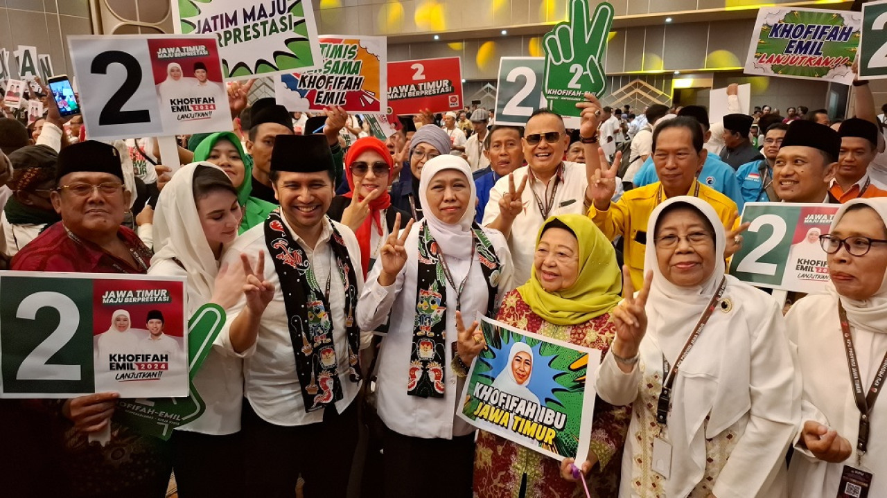 Hasil Suara Pilgub Jatim 2024 di Kampung Halaman Cawagub Emil