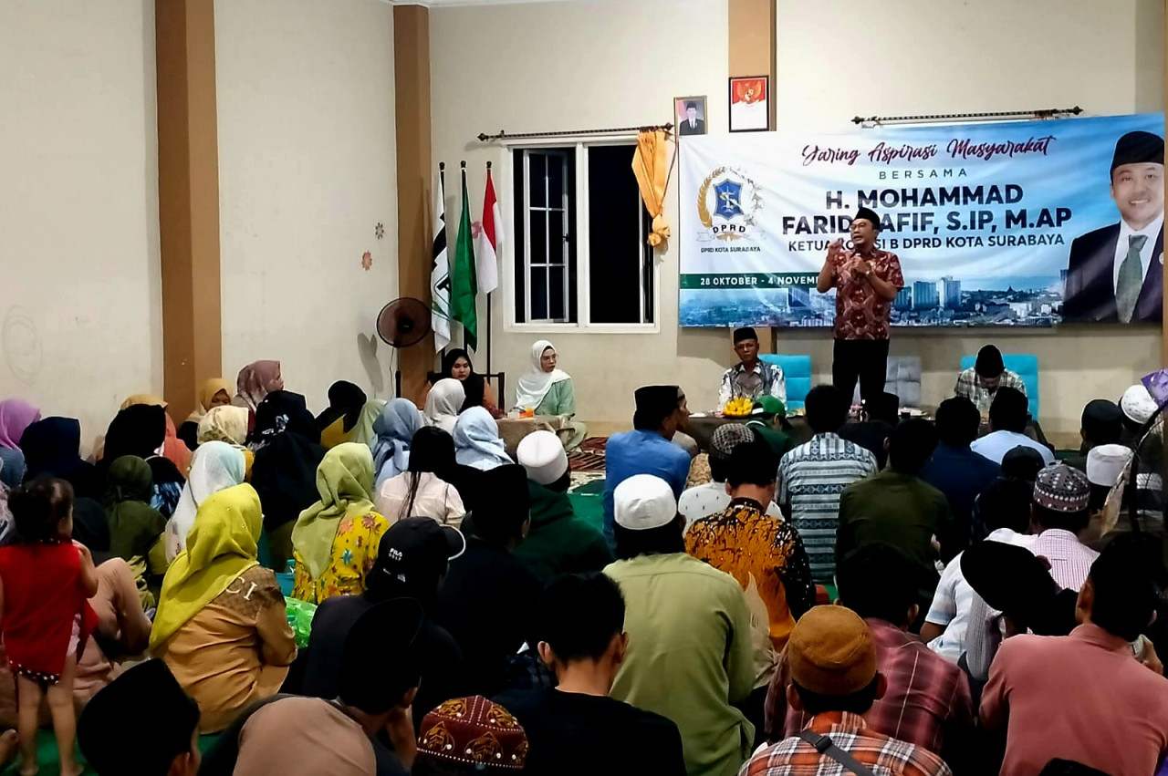 Mohammad Faridz Afif saat reses (foto: Afif for jatimnow.com)