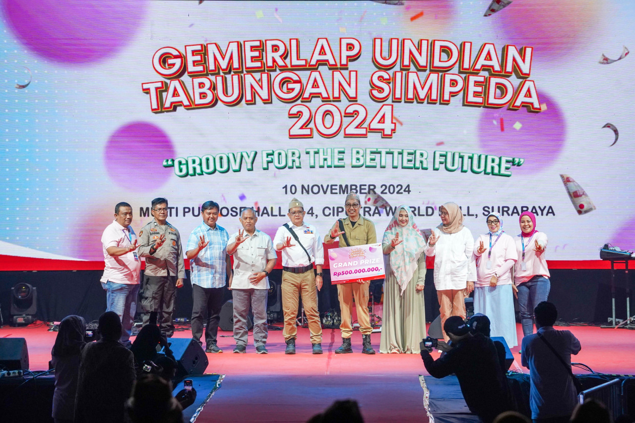 Undian Tabungan Simpeda Bank Jatim (foto: Bank Jatim for jatimnow.com)